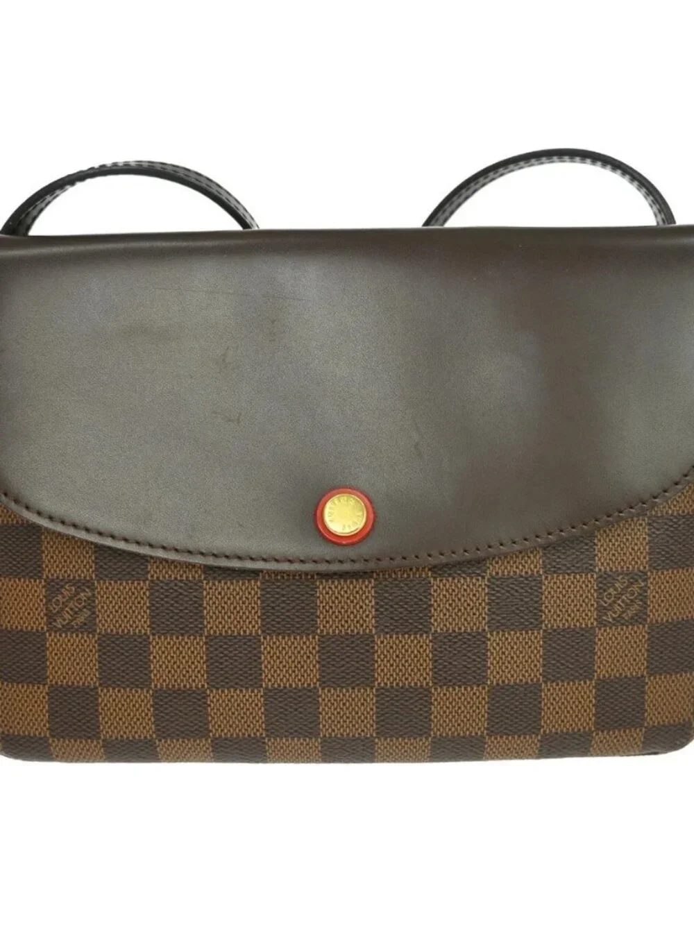 Louis Vuitton Damier Canvas Twice Shoulder Bag N48259 FL3165 NQ06857 - Picture 1 of 13